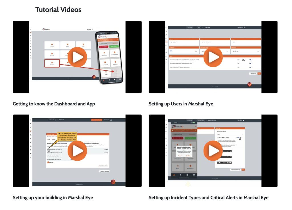 Marshal Eye tutorials are updated